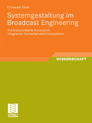 cover image of Systemgestaltung im Broadcast Engineering